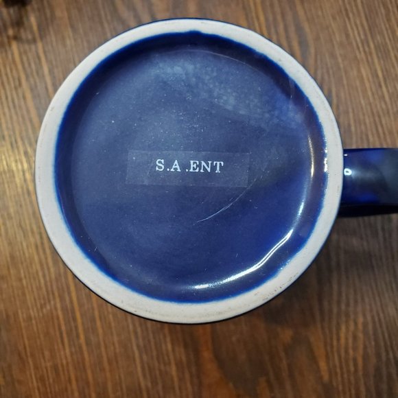 Oregon Seal State Facts Motto Gold Rimmed Dark Blue Mug Smith Western Portland - Picture 4 of 6